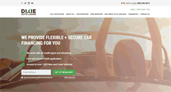 Desktop Screenshot of dixieautoloans.com